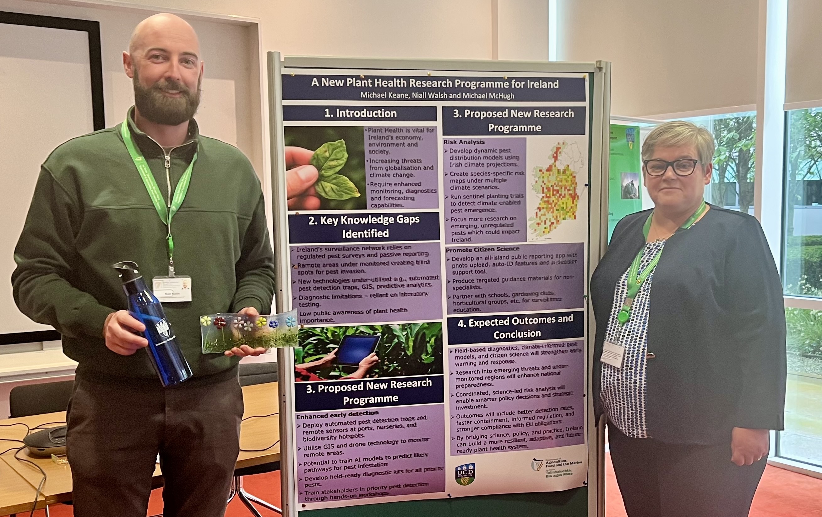 The first group of 30 students graduated from the Plant Health for Inspectors programmes at the Department of Agriculture Food and the Marine, Backweston Campus. 